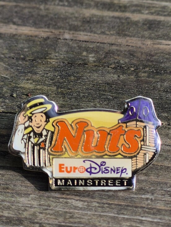 Disney Jewelry - Euro Disney "Nuts" Enamel Pin Main Street Read Listing For Better Price